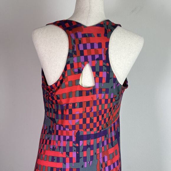 Krimson Klover Mini Dress Size Large Red Purple Tank Athletic Walking Athleisure - Picture 6 of 16